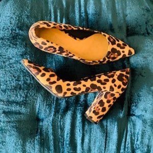 Forever21 Leopard Print Block Heels